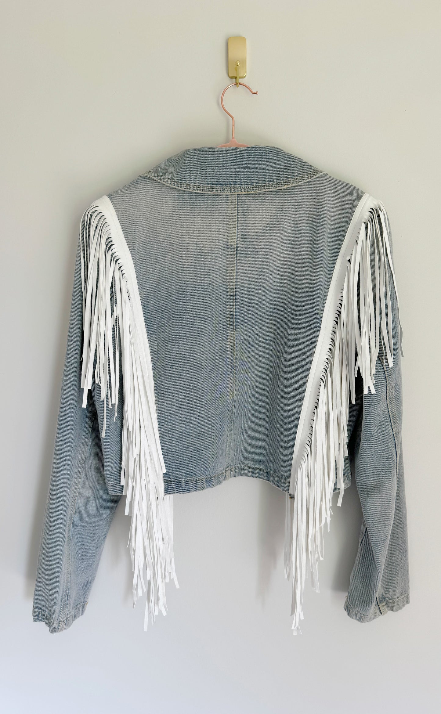 Blue Jean Baby Fringe Jacket