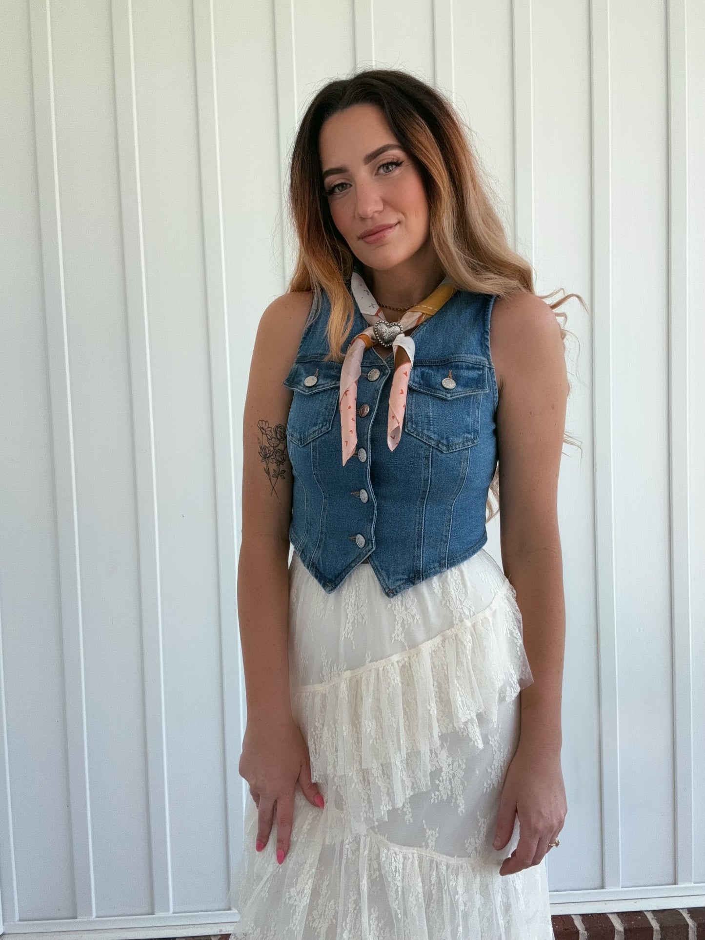 Lady Mae Denim Vest