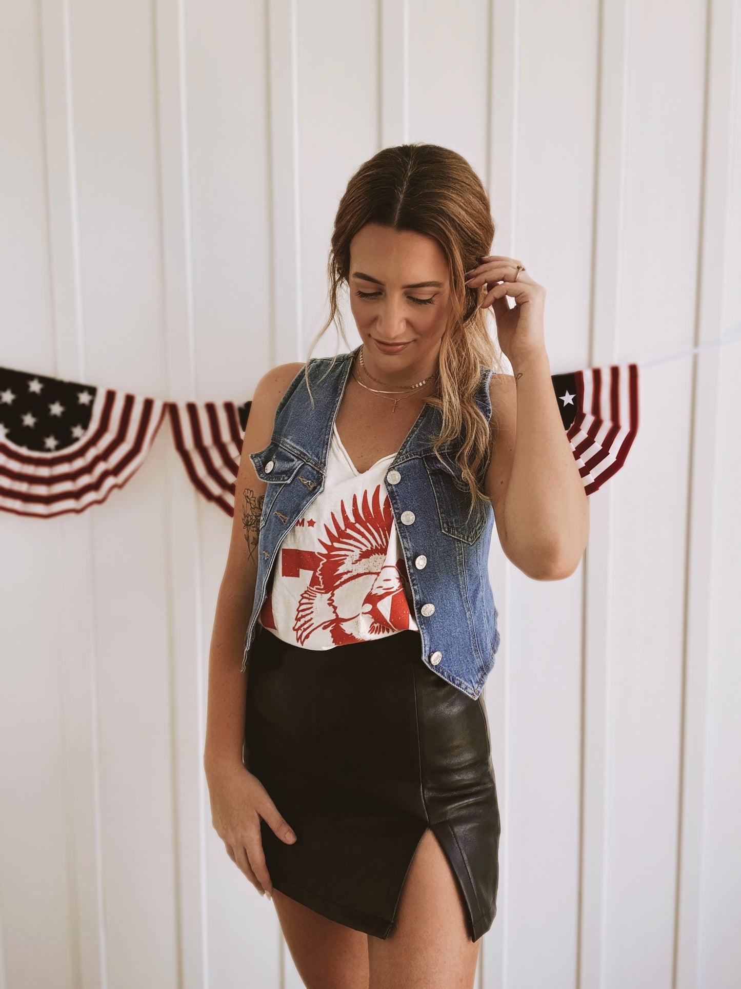 Lady Mae Denim Vest