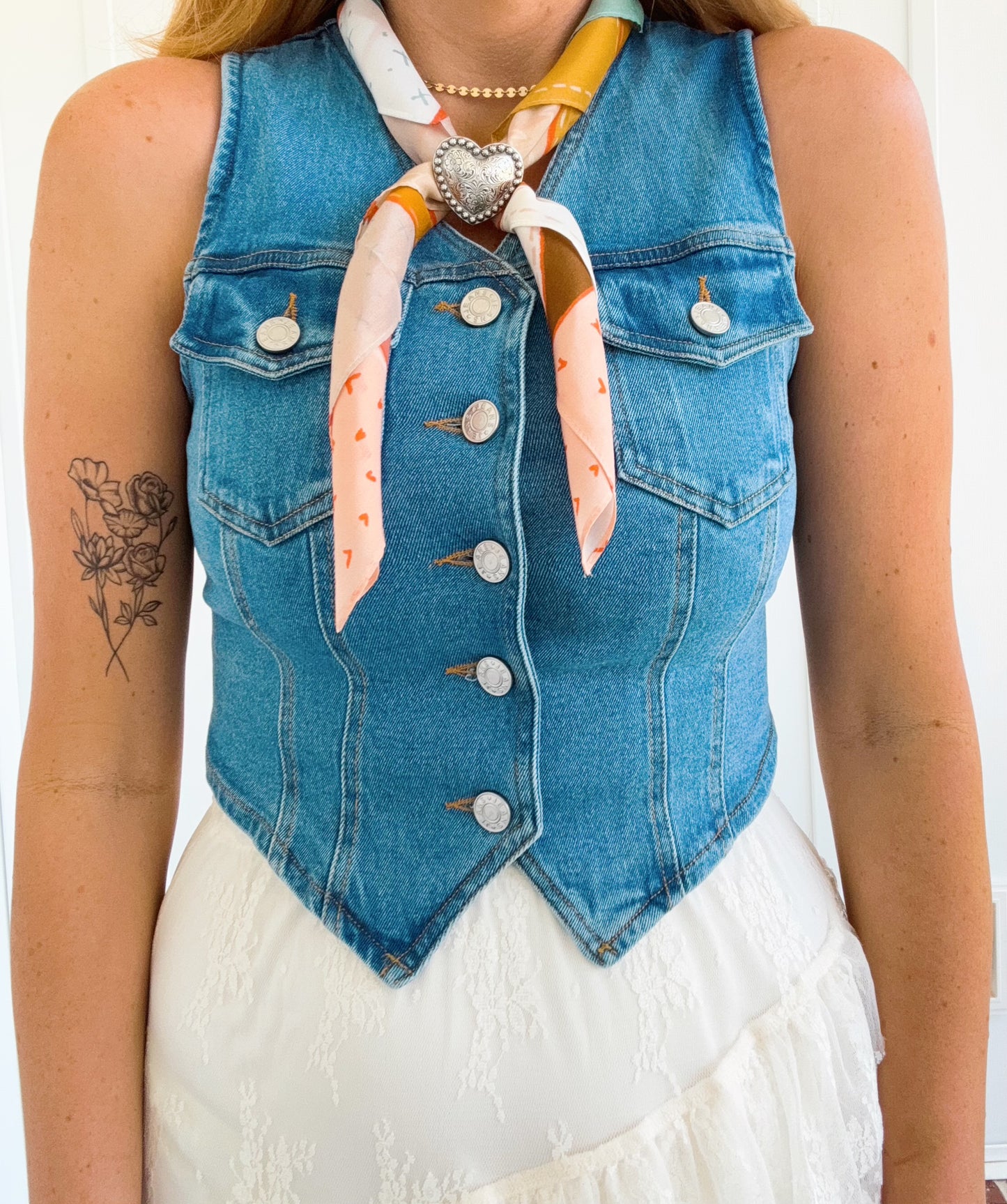 Lady Mae Denim Vest