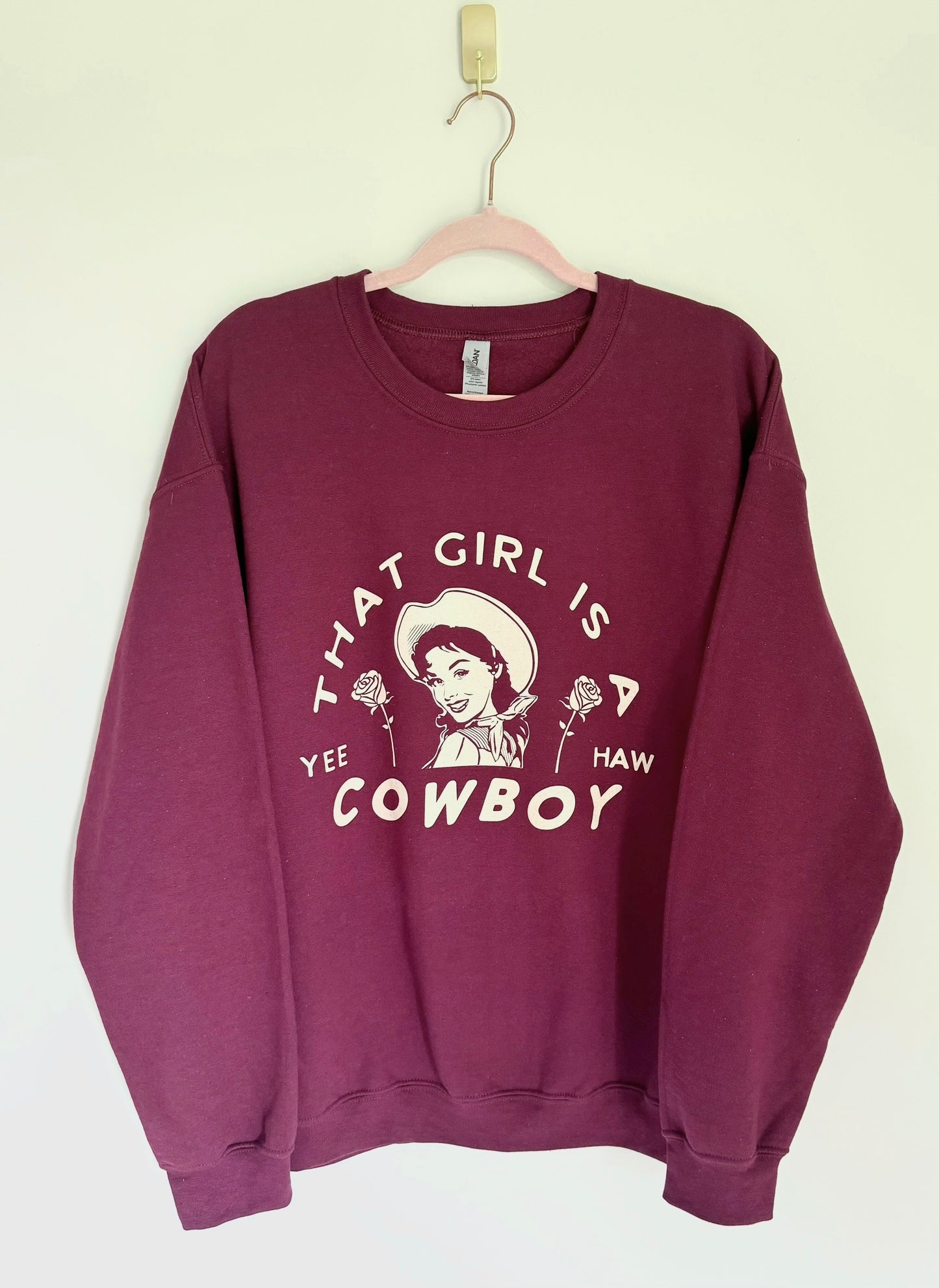 Cowboy Girl Crewneck