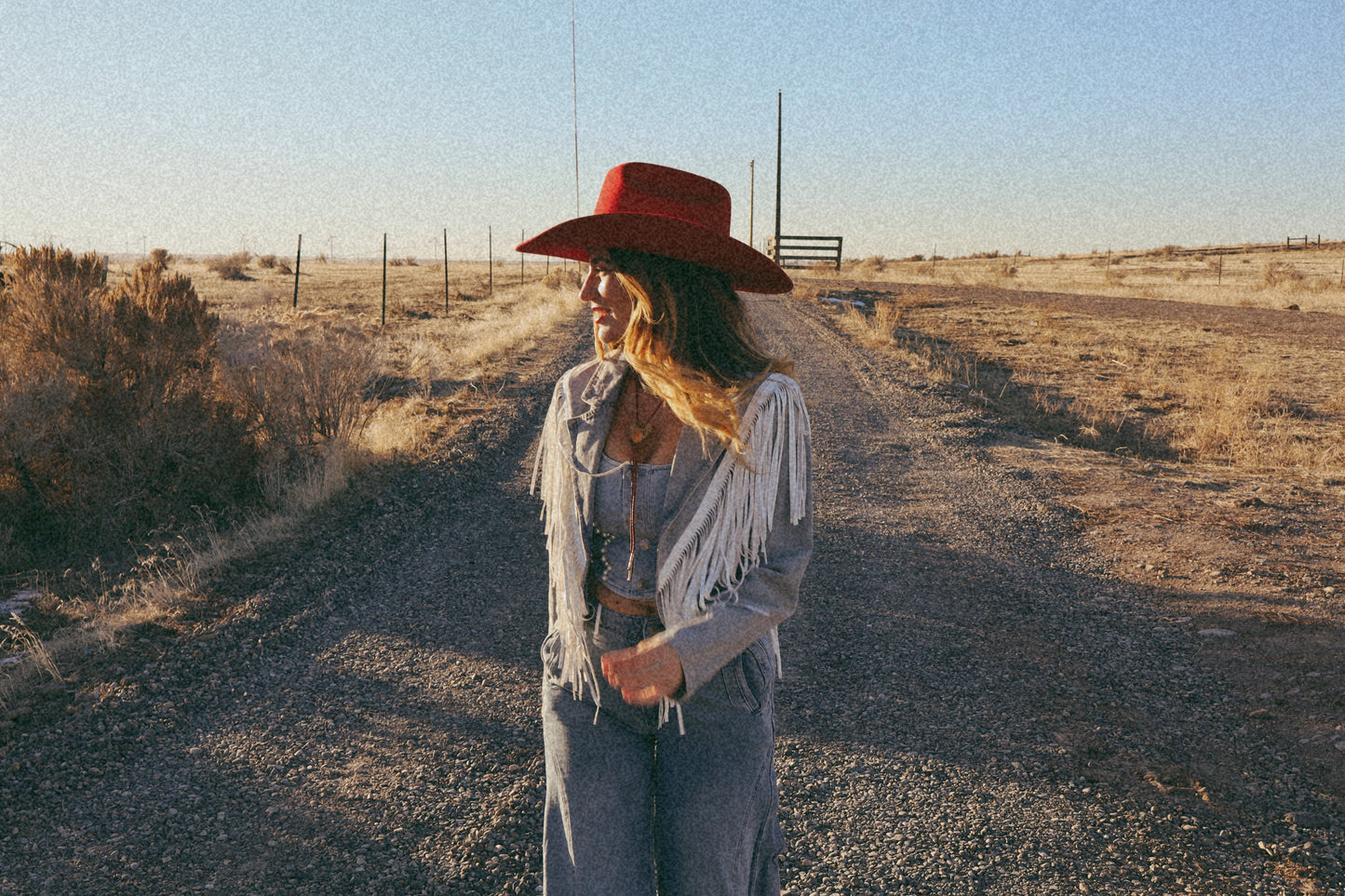 Blue Jean Baby Fringe Jacket