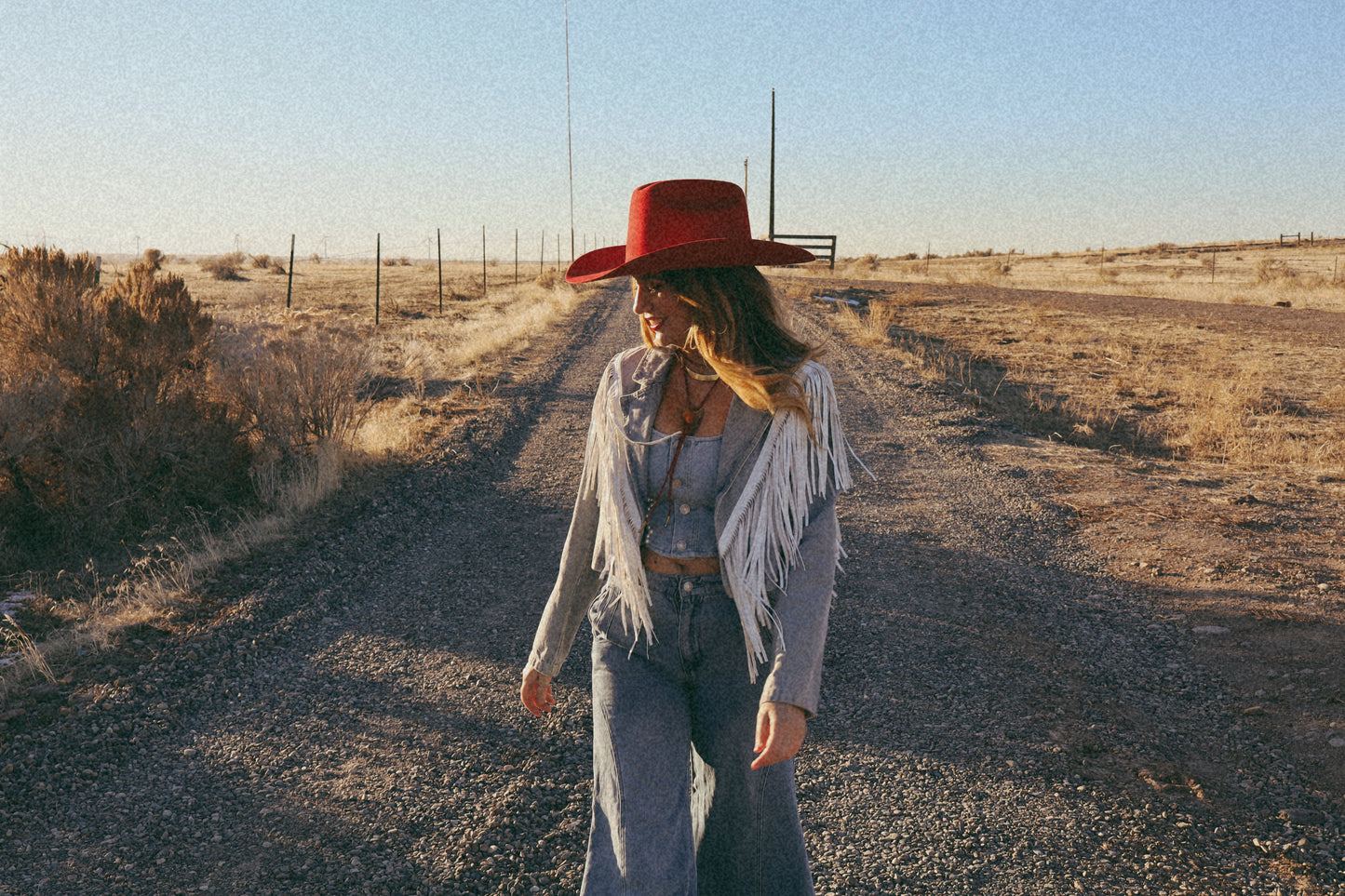 Blue Jean Baby Fringe Jacket